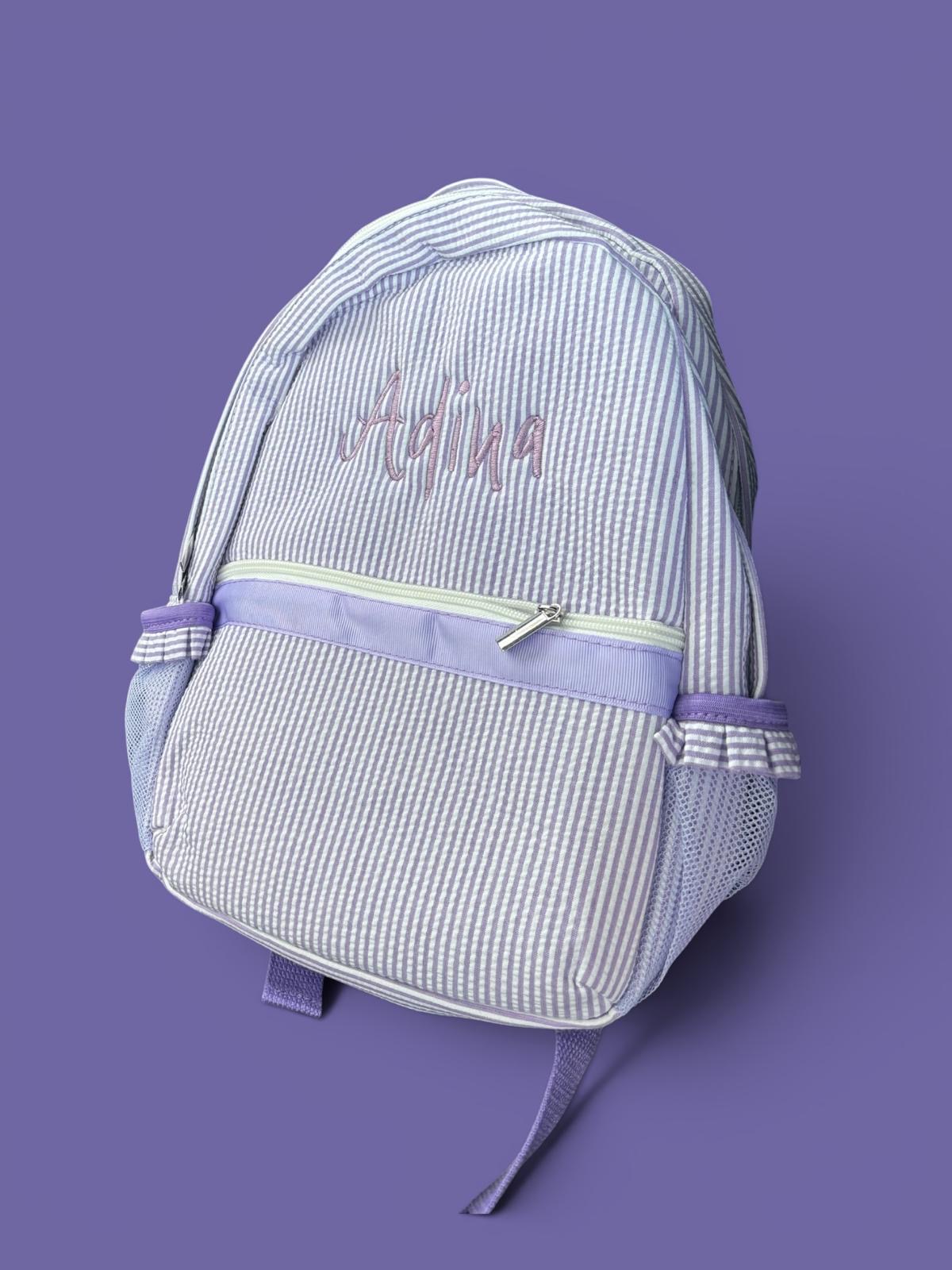 Seersucker Backpack