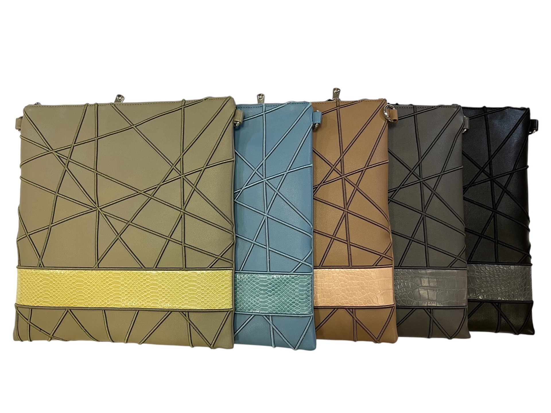 Deluxe Size Talit & Tefillin Bag with Crosshatching with Customization