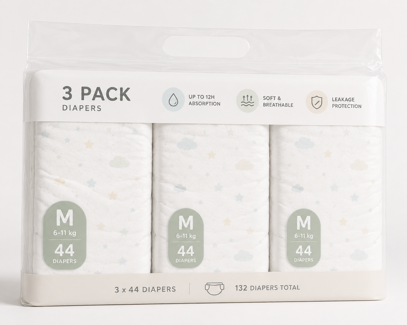 3-Pack of Diapers
