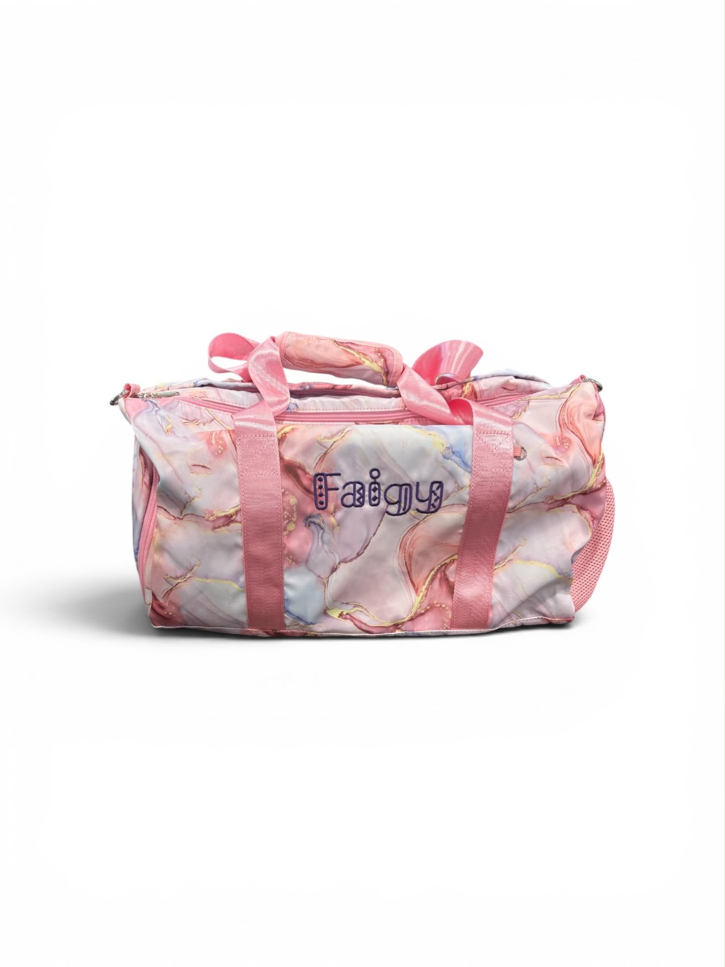 Personalized Marble Weekender Bag in Default