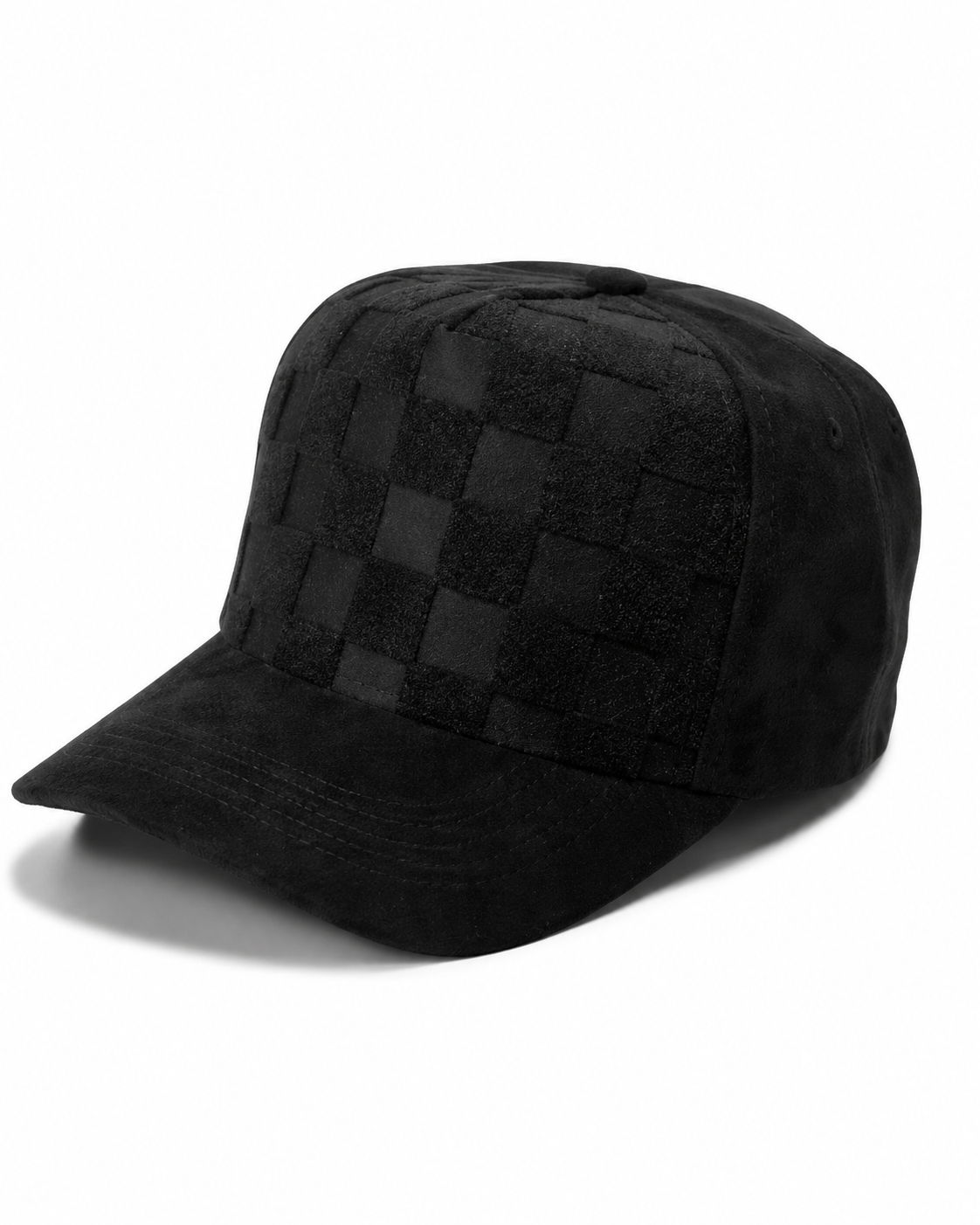 Check Suede Hat 502