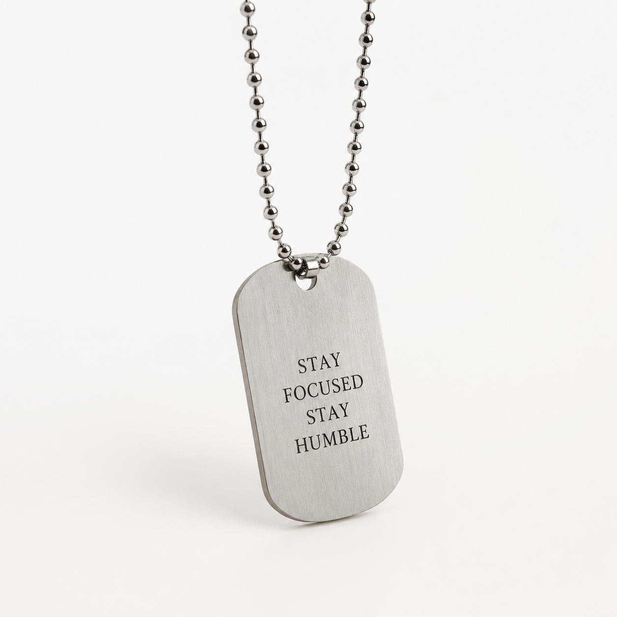 Silver Stamping Metal Pendant in Default