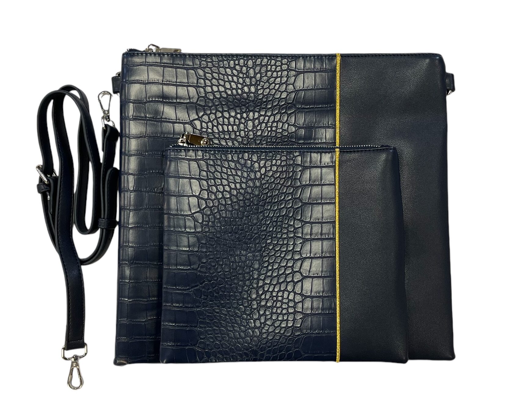 Tefillin Bag (Snakeskin) Navy with Customization