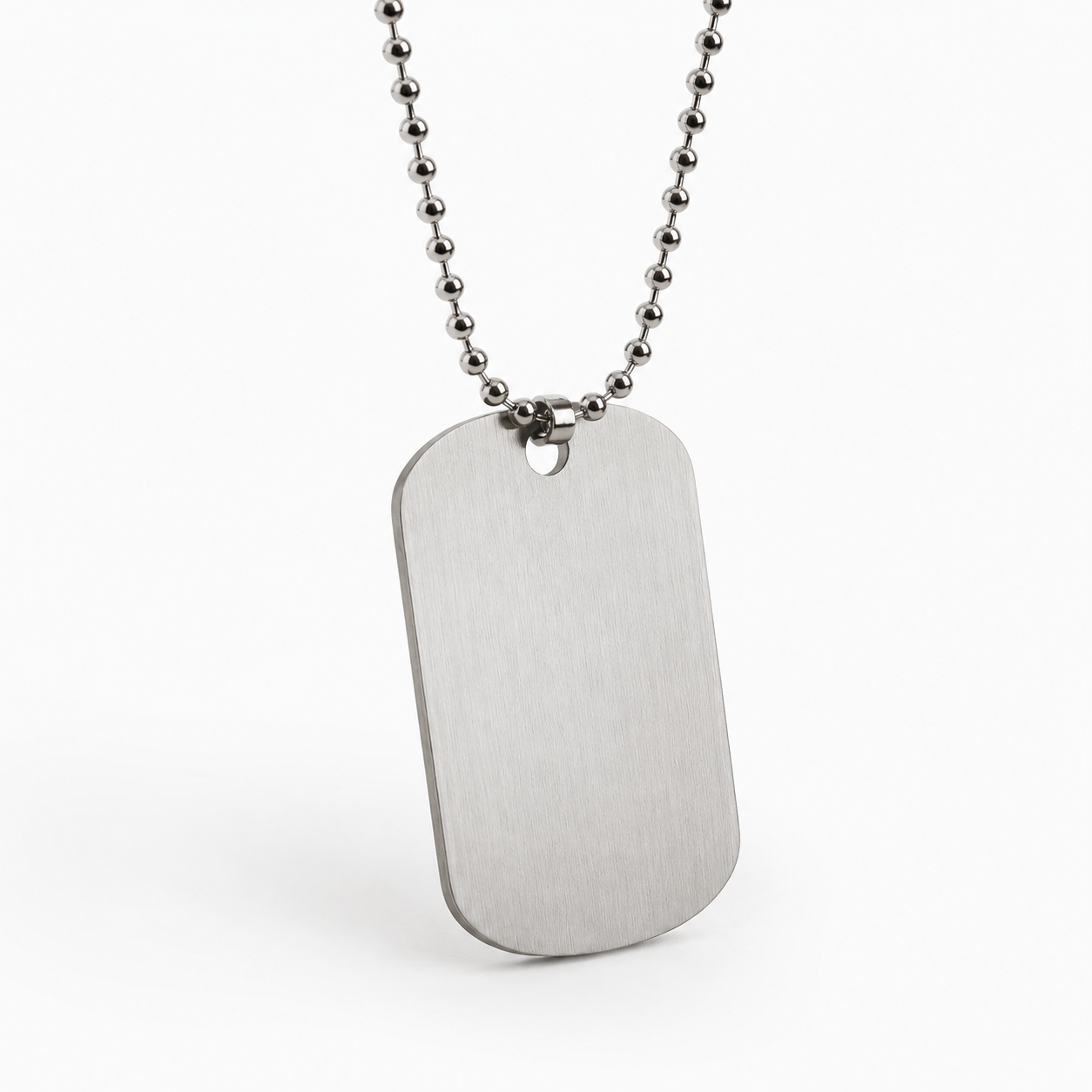Silver Stamping Metal Pendant